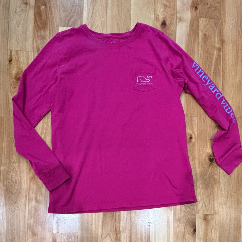 Vineyard Vines Women’s Magenta Long Sleeve Tee
